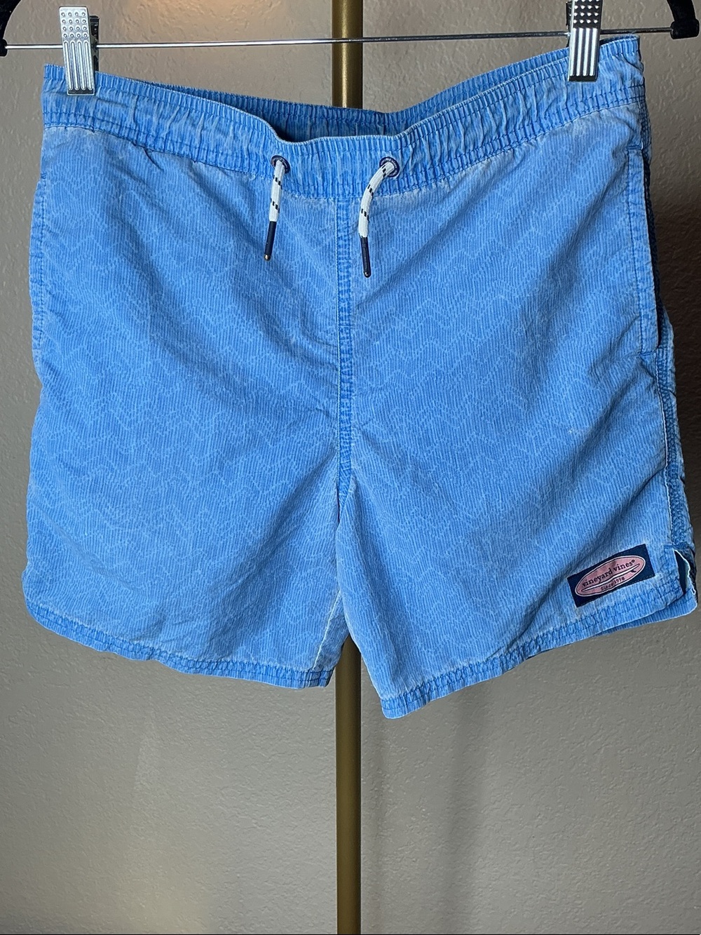 Vineyard Vines Light Blue Men's Drawstring Hybrid Shorts